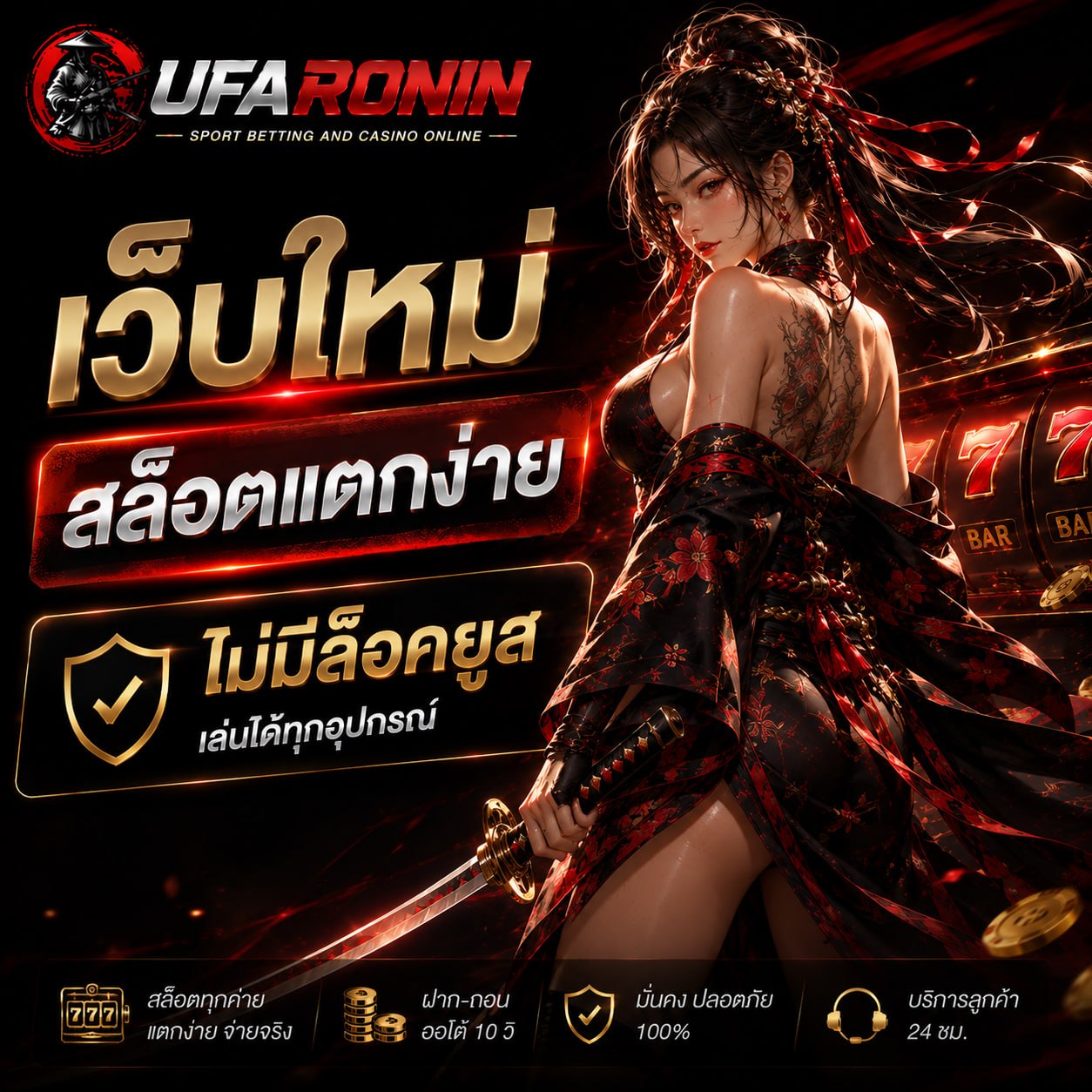 RONIN888 เว็บเปิดใหม่ในเครือ UFABET เจ้าเดียวกับ UFARONIN